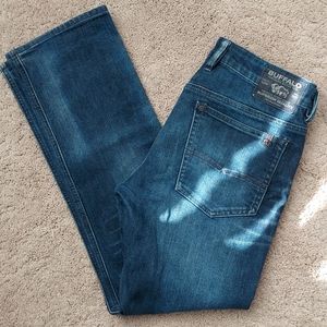 Buffalo slim straight stretch jeans